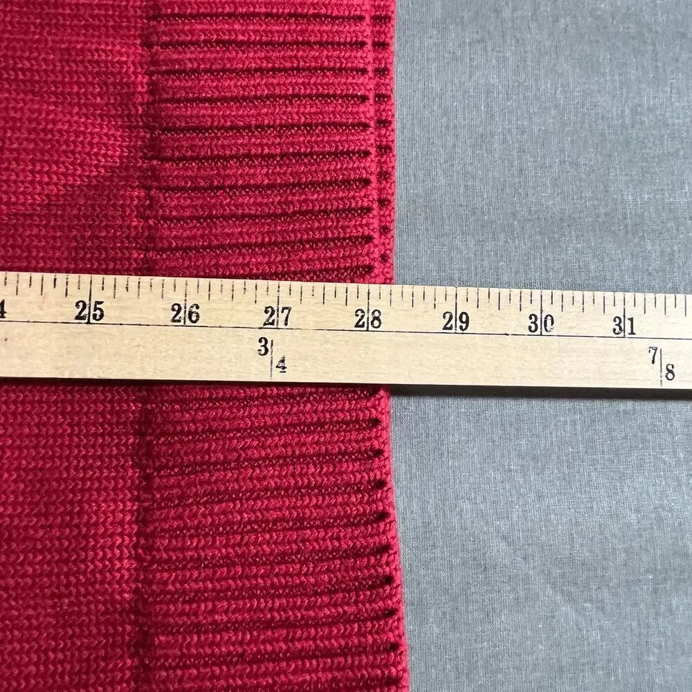 L.L. Bean Sweater Mens Size‎ Medium Tall Cotton Knit V-Neck Casual Office Work